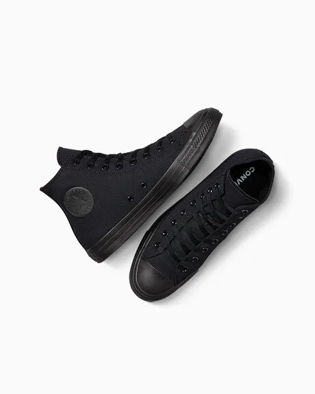 Converse Chuck Taylor All Star Canvas High Black Monochrome Converse Chuck Taylor All Star Canvas High Black Monochrome