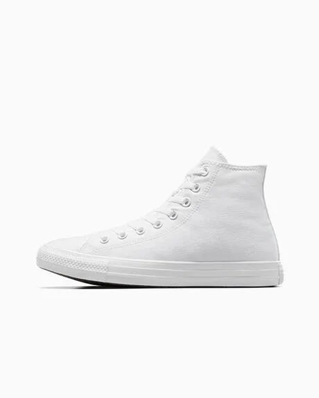Converse Chuck Taylor All Star Canvas High White Monochrome Converse Chuck Taylor All Star Canvas High White Monochrome