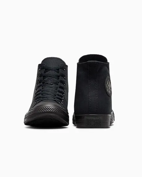 Converse Chuck Taylor All Star Canvas High Black Monochrome Converse Chuck Taylor All Star Canvas High Black Monochrome