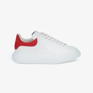 Alexander McQueen Oversized Sneaker Branco com Vermelho