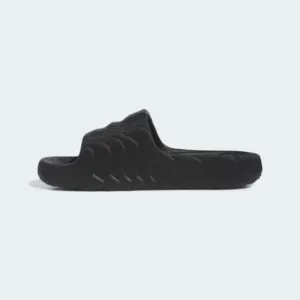 Adidas Adilette 22 Slides Black Scarlet - Preto