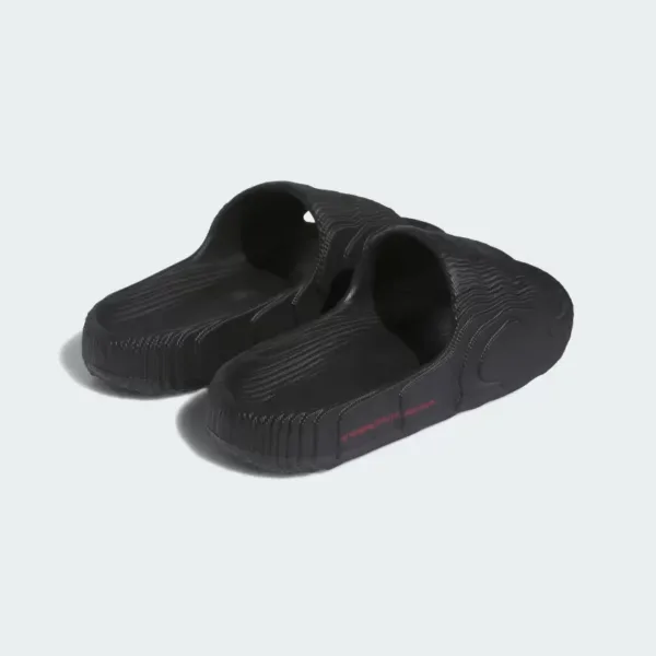Adidas Adilette 22 Slides Black Scarlet - Preto