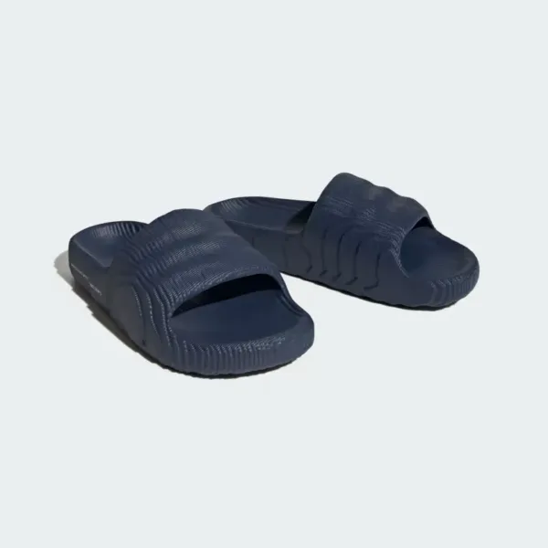 Adidas Adilette 22 Slides Dark Blue - Azul (1) Adidas Adilette 22 Slides Dark Blue - Azul (4)