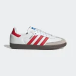 Adidas Samba OG White Better Scarlet - branco