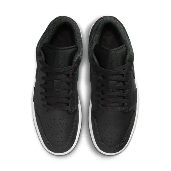 Air Jordan 1 Low Black Elephant - preto