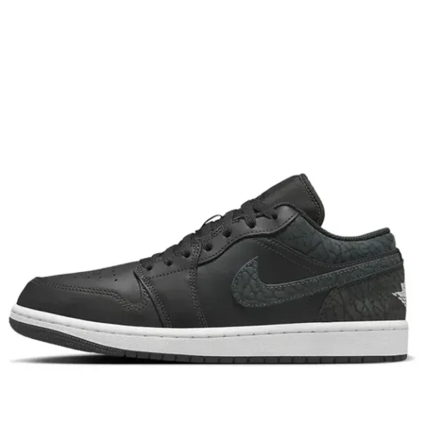 Air Jordan 1 Low Black Elephant - preto