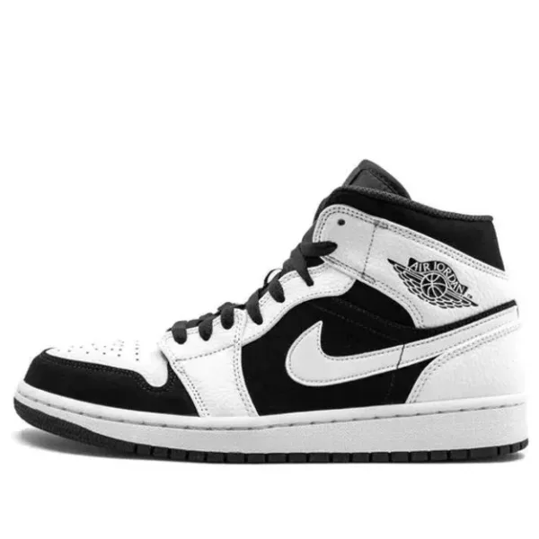 Air Jordan 1 Mid Texudo - preto e branco (1)