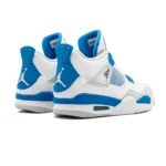 Air Jordan 4 Militrary Blue - branco e azul (1)