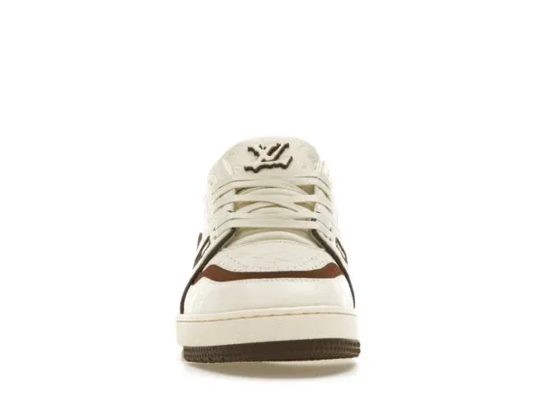 Louis Vuitton Trainer White Mocha