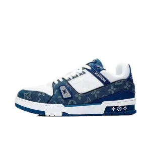 Louis Vuitton Trainer Monogram Denim Blue - azul (1)