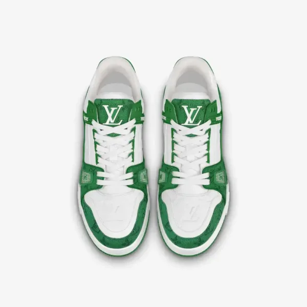 Louis Vuitton Trainer Monogram Denim Green - verde