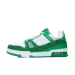 Louis Vuitton Trainer Monogram Denim Green - verde (5)