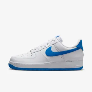 Nike Air Force 1 Low Flyese Branco com Swooah Azul