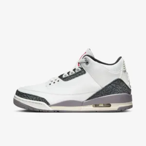 Air Jordan 3 Cement Grey – branco e cinzento