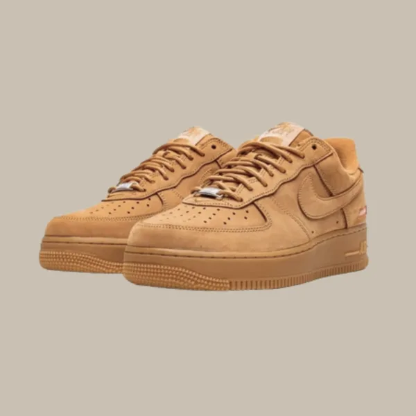Supreme x Nike Air Force 1 Low Wheat