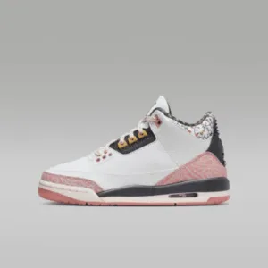 Air Jordan 3 Branco e Vermelho