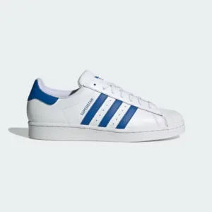 Adidas Superstar Cloud White With Blue - branco e azul