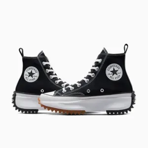 Converse Run Star Hike Canvas Platform High - preto