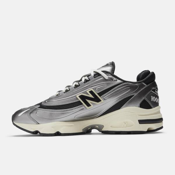 New Balance 1000 Silver Metallic Cinzento Preto Qualidade Premium (3)