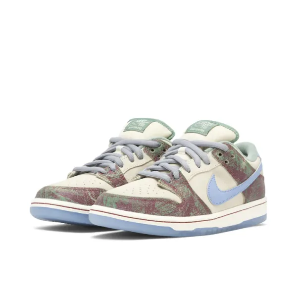 Nike SB Dunk Low Crenshaw Skate Club Creme Azul Vinho Qualidade Premium (1) Nike SB Dunk Low Crenshaw Skate Club Creme Azul Vinho Qualidade Premium