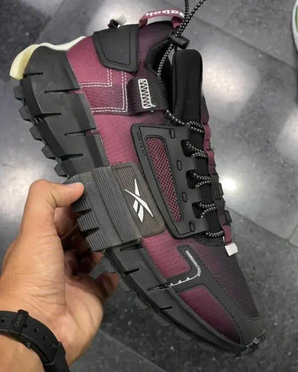 Reebok Zig Kinetica Edge Preto Roxo Standard Quality