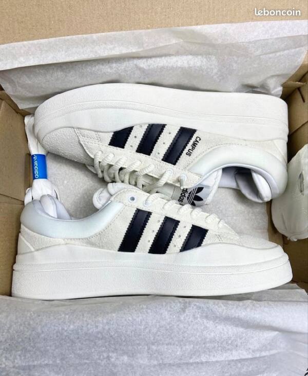 Adidas Bad Campus x Bad Bunny Branco Preto