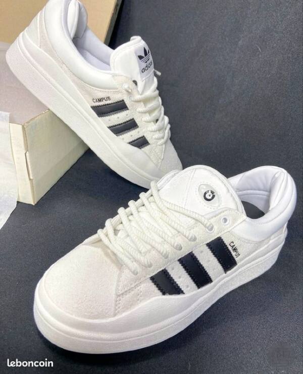 Adidas Bad Campus x Bad Bunny Branco Preto